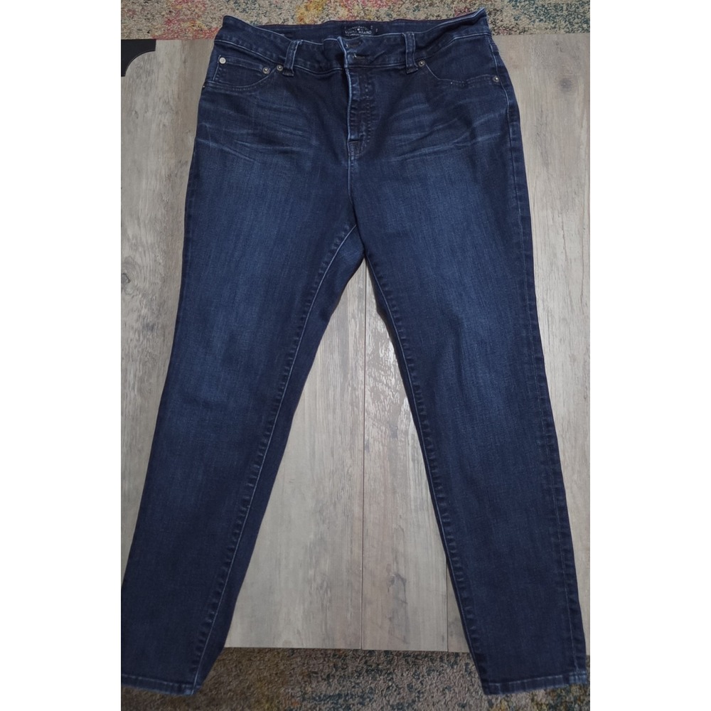 Lucky Brand Emma Legging Jeans Women's 14W Dark Wash Stretch Skinny Denim
